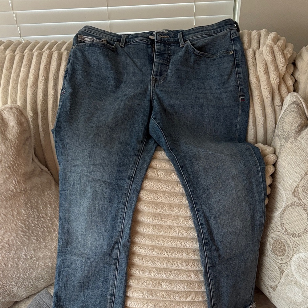 Tommy Hilfiger Dark Blue Straight Leg Jeans